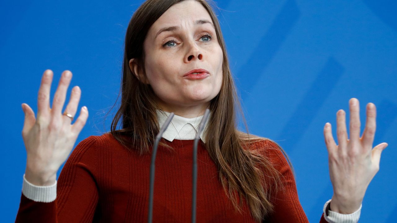 Katrin Jakobsdottir took over as Iceland's Prime Minister in 2017.
