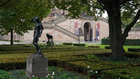 Police confirmed that the unknown suspects splashed an oily substance on artwork across three museums on Berlin's Museum Island.