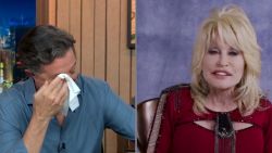 Dolly Parton Makes Stephen Colbert Cry 1