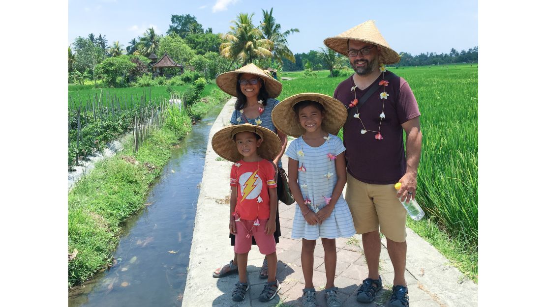 Astrid Vinje and her husband Clint Bush, along with their children hit Mexico, Costa Rica, Italy, France, Indonesia and the Philippines before arriving in Vietnam, where they spent lockdown.