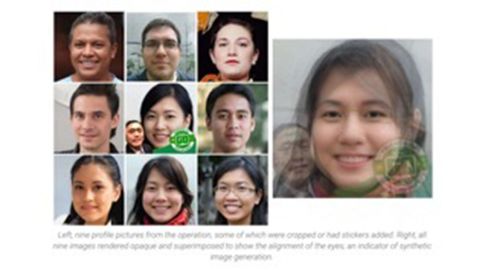 Fake accounts creators often have to steal profile photos of a real people. To get around that problem, the operation used artificial intelligence to generate images of fake faces.