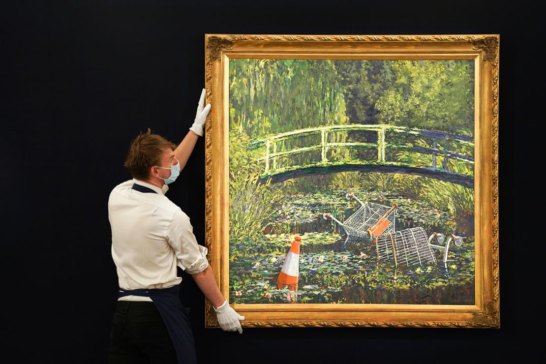 "Show Me the Monet" sold for far above estimates, auctioneers said.