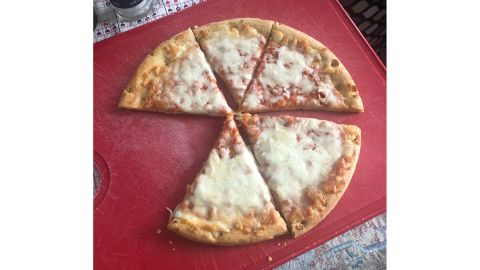 Banza's Chickpea Crust Cheese Frozen Pizza after cooking