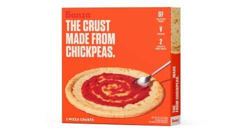 Banza Plain Frozen Pizza Crust Made From Chickpeas