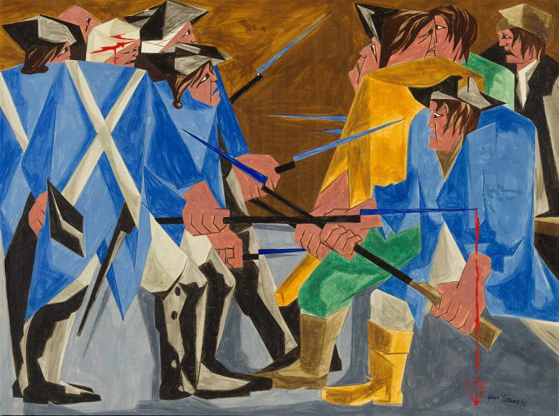 A missing painting by renowned Black artist Jacob Lawrence has