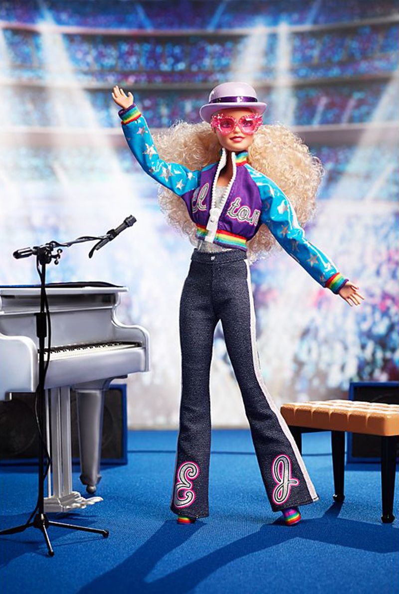 Barbie elton best sale john walmart