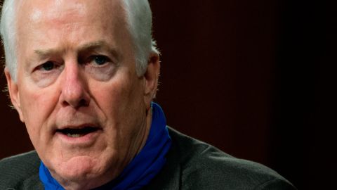 Sen. John Cornyn speaks during a hearing last summer. Cornyn told CNN the chamber's leadership were "hedging their bets" during the last election.