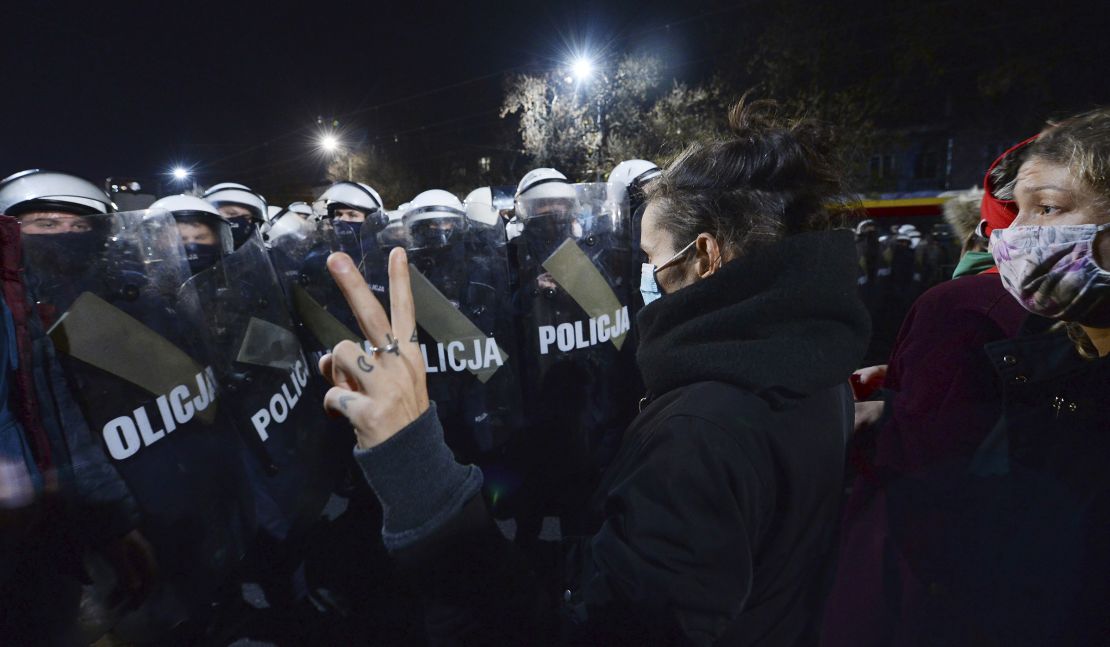 The scene outside Kaczynski's home early Friday.