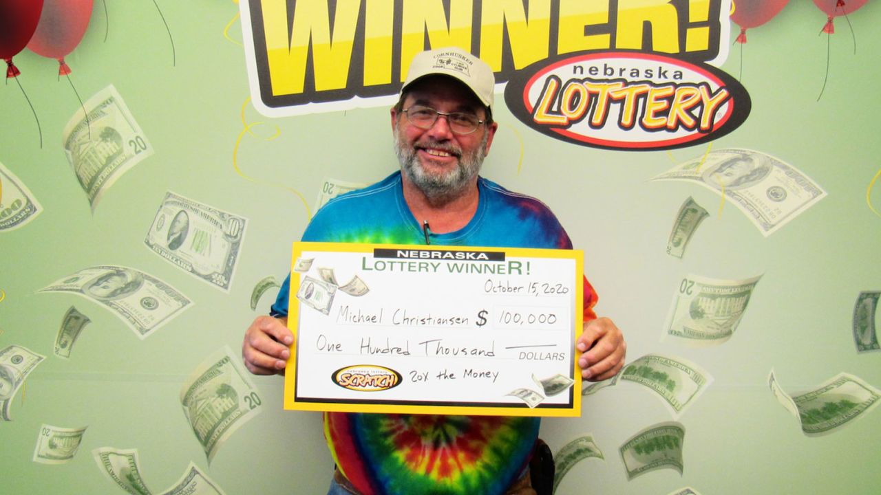 Michael Christiansen has won the jackpot in two Nebraska Lottery scratch games in 2020.