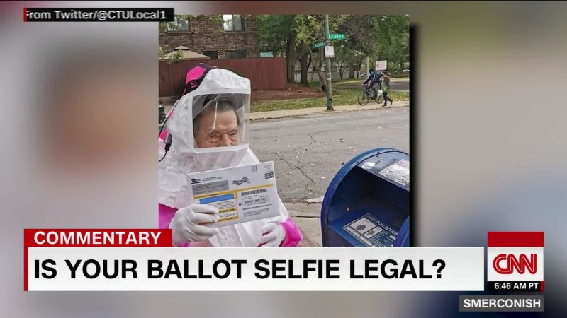 Is Your Ballot Selfie Illegal Cnn 