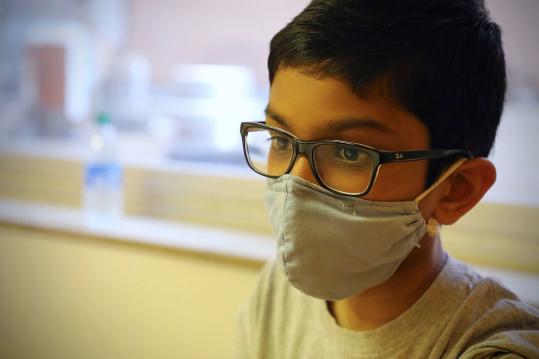 Children as young as 12 are now being vaccinated in Pfizer's Covid-19 vaccine trial. Abhinav, 12, was one of them.
