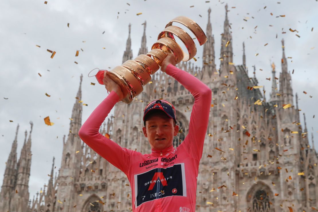 Geoghegan Hart is the second British rider to win the Giro. 