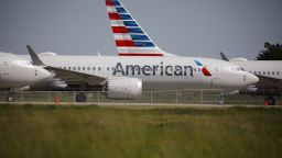 American Airlines Group Inc. Boeing Co. 737 Max planes sit parked outside of a maintenance hangar at Tulsa International Airport (TUL) in Tulsa, Oklahoma, U.S., on Tuesday, May 14, 2019. Three unions representing aviation safety inspectors said in a sharply worded report months before the Boeing's 737 Max was approved for use that the planemaker was given too much authority to oversee itself and that the new jet had safety flaws. Photographer: Patrick T. Fallon/Bloomberg via Getty Images
