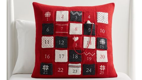 Fair Isle Advent Calendar Pillow