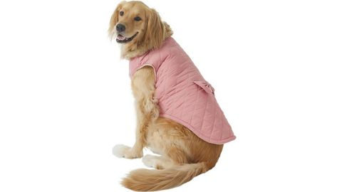 Frisco Aspen Insulated Quilted Dog & Cat Jacket With Bow