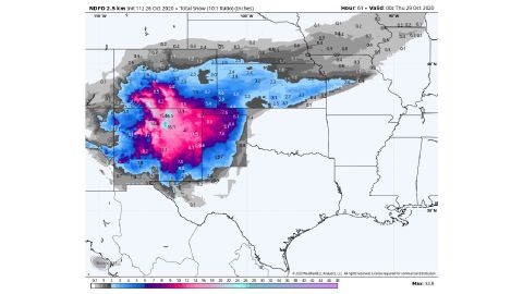 Welcome snows in Colorado for firefighters, with accumulating snow from the Southwest to the Great Lakes.