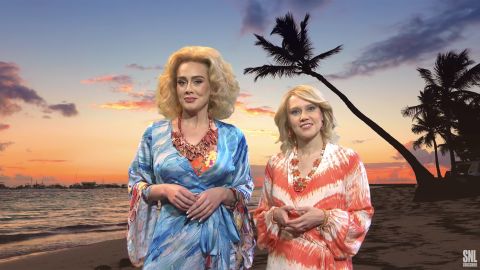Adele (left) and Kate McKinnon (right) star in the sketch.