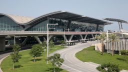 A picture taken on October 29, 2013 shows a terminal of Hamad International Airport in Doha.    AFP PHOTO / AL-WATAN DOHA / KARIM JAAFAR == QATAR OUT ==        (Photo credit should read KARIM JAAFAR/AFP via Getty Images)