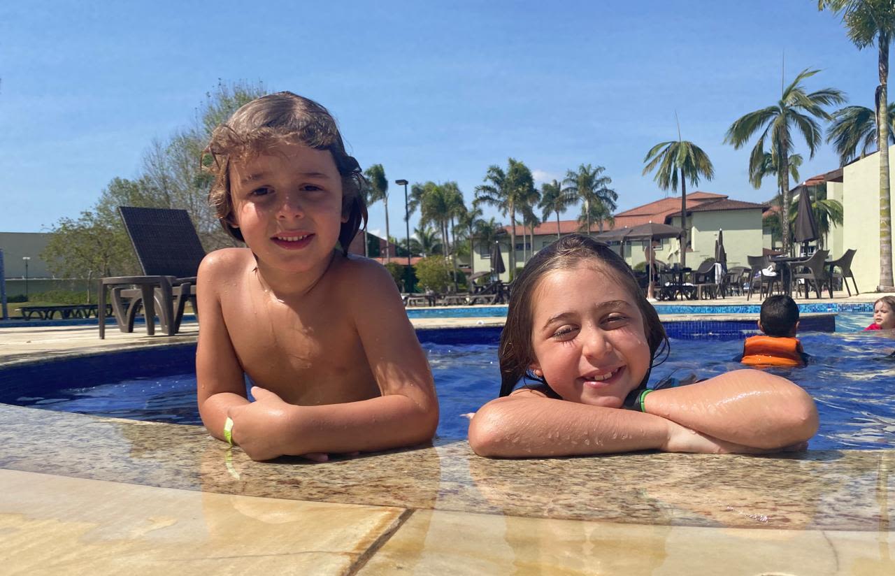 A travel adviser arranged a trip for Claudia Glina's family of four to a resort not far from their home in São Paulo.