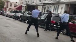 This video still shows a fatal police-involved shooting that occurred earlier on Monday, October 26 in West Philadelphia that left a man dead.