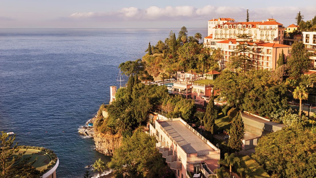 <strong>Dive in: </strong>Reid's Palace in Madeira, Portugal, plans to welcome guests again in late March.