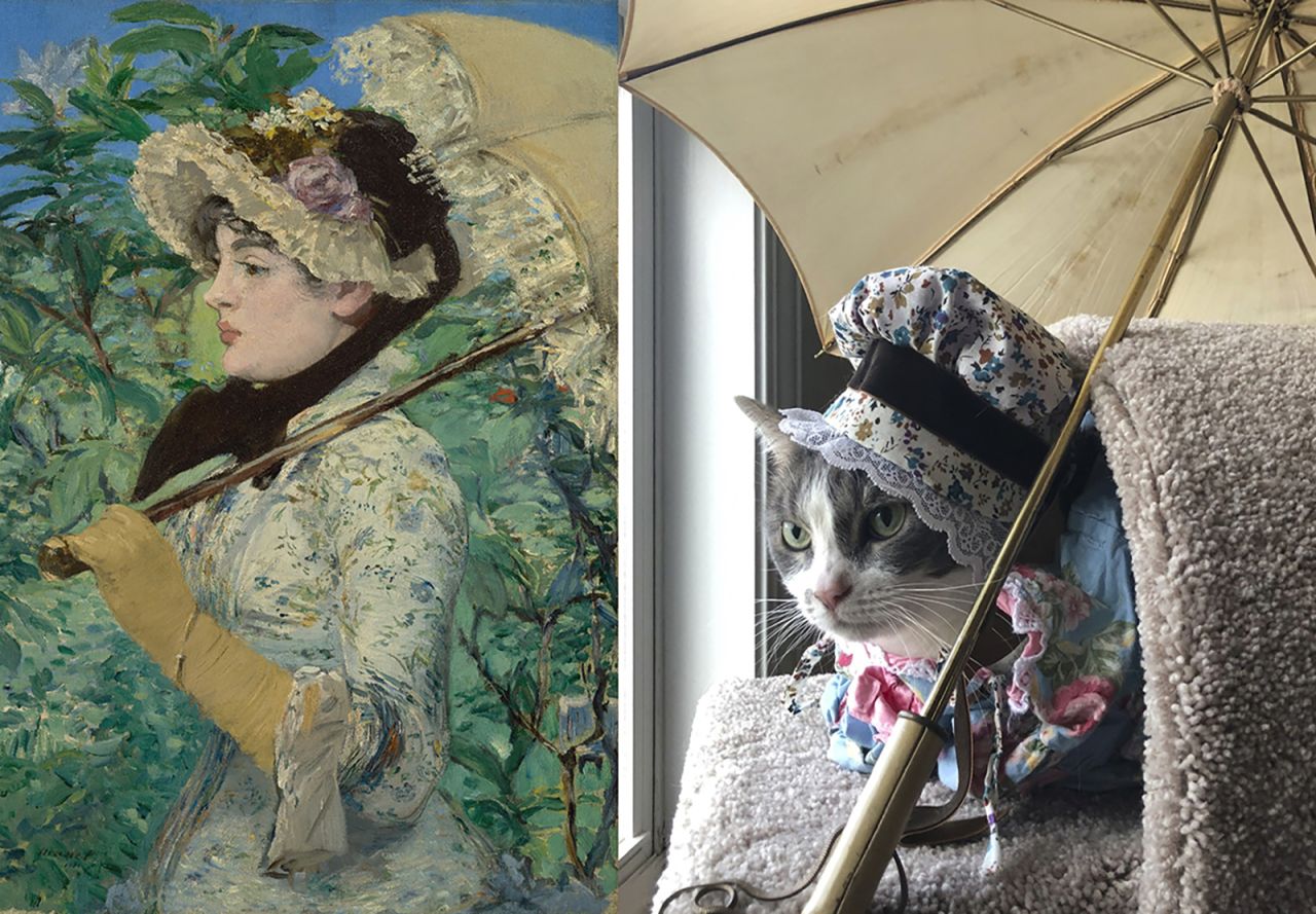 Édouard Manet, "Jeanne (Spring)," 1881; Re-creation: Jeannette Hulick