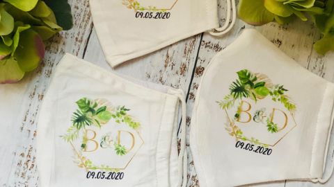 GlamBridalGifts Face Masks for Wedding