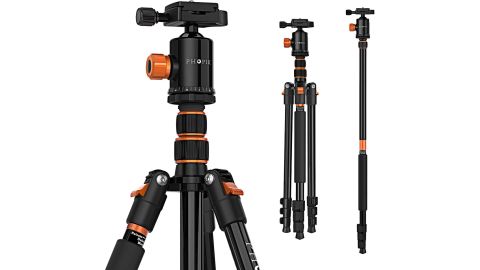 Phopik 77-Inch Lightweight Aluminum Camera Tripod