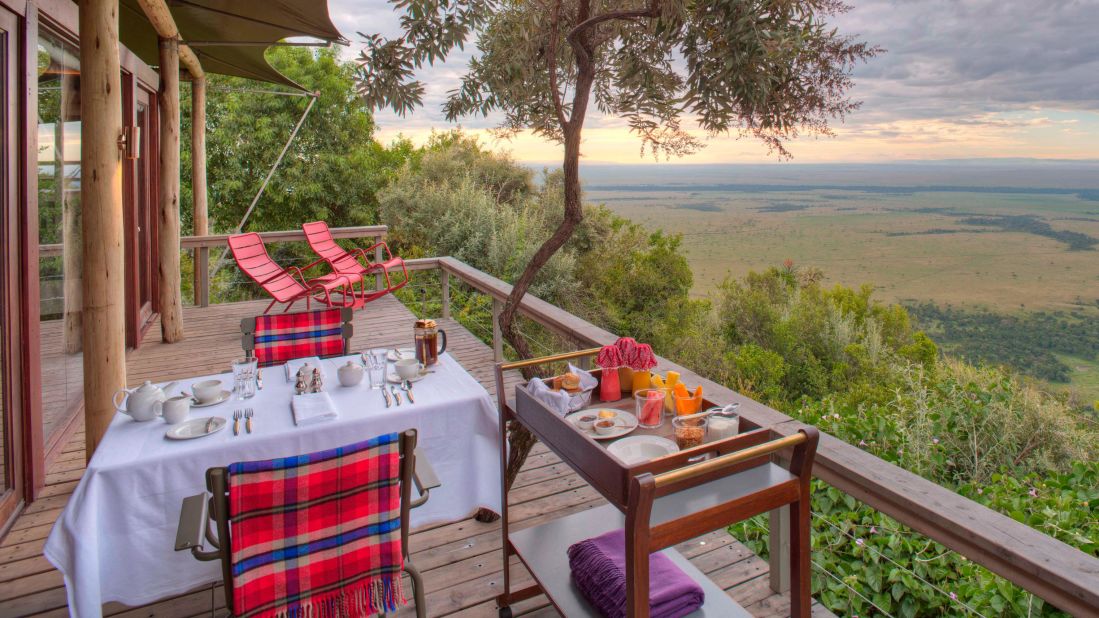 <strong>Out of Africa:</strong> The name of the hotel Angama Mara in Kenya was inspired by the Swahili word for "suspended in mid-air." The site was also a location in the 1985 film "Out of Africa."