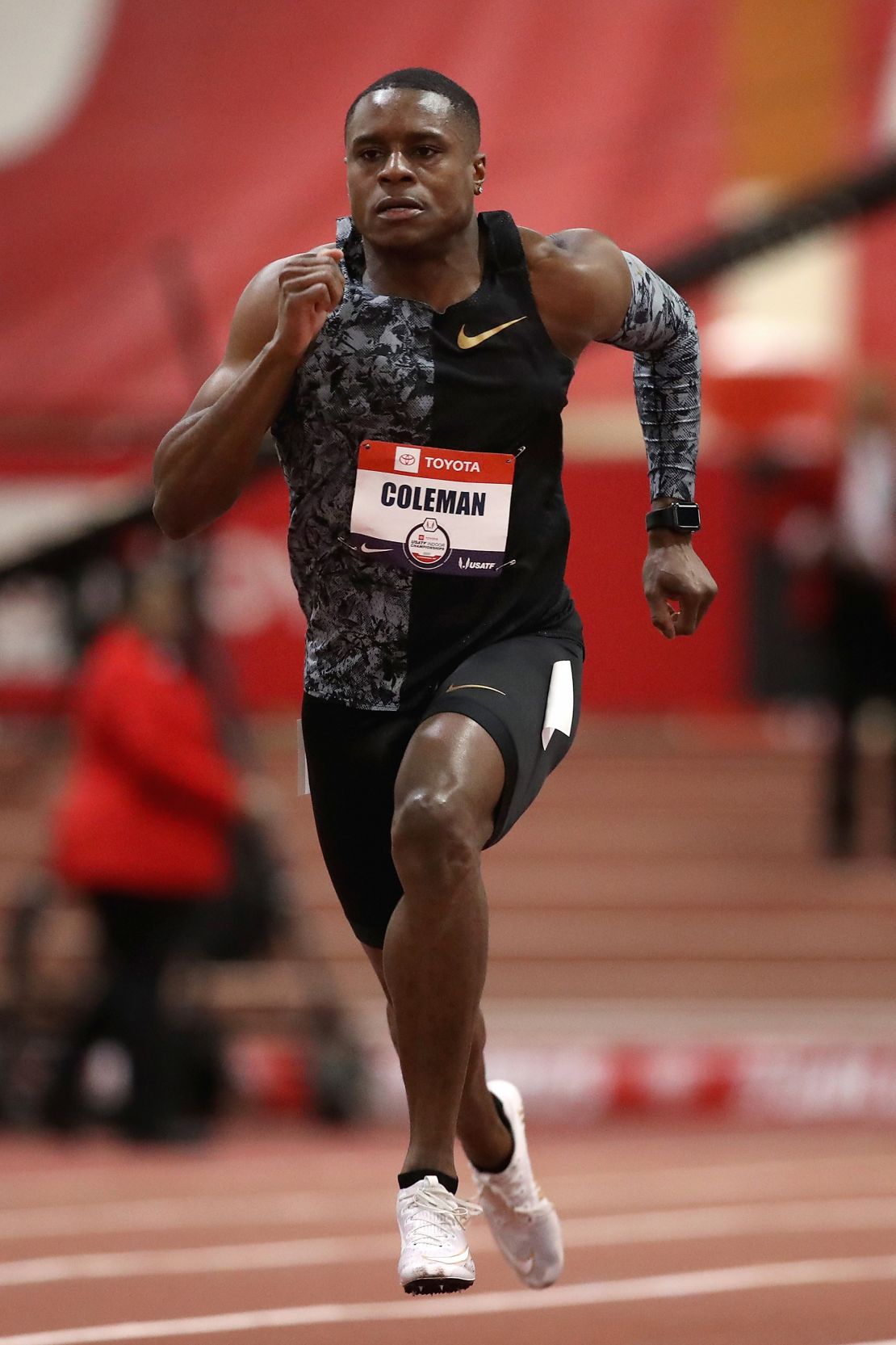 Christian Coleman has been banned for two years by the AIU. 