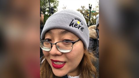 "My community and my family and even my future is at stake," says Angelica Guzman, who isn't eligible to vote, but is hoping others will.