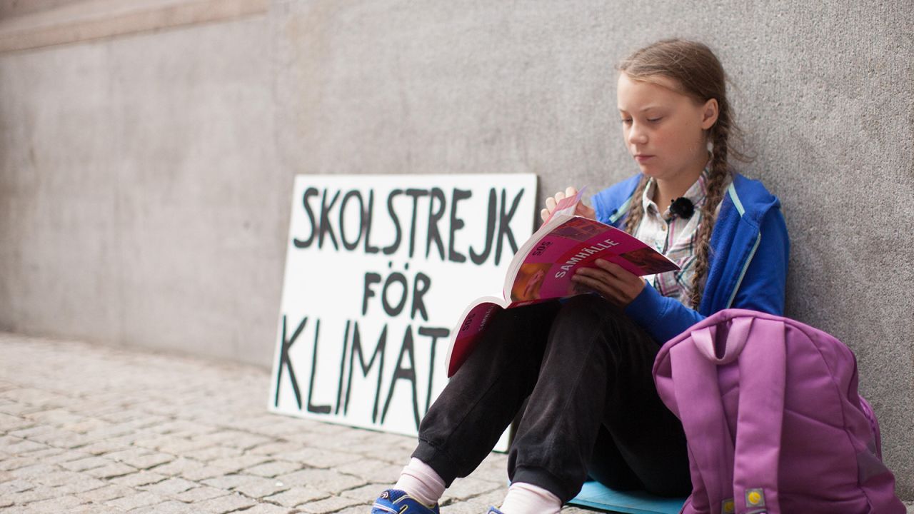 Greta Thunberg, teen climate activist, is the subject of a new documentary. 