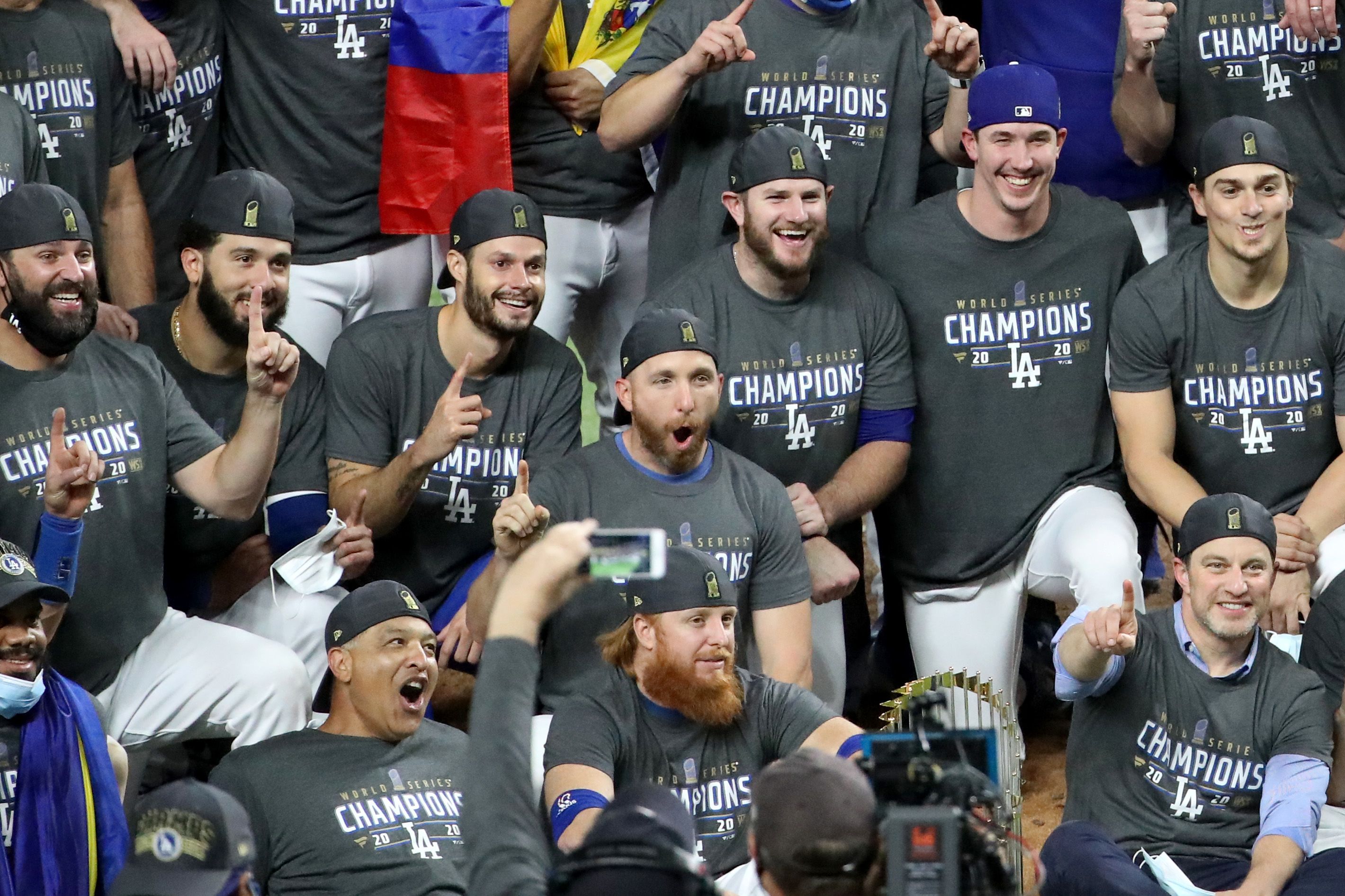 Justin Turner Los Angeles Dodgers Fanatics Authentic Unsigned 2020 MLB World  Series Champions Hitting Photograph