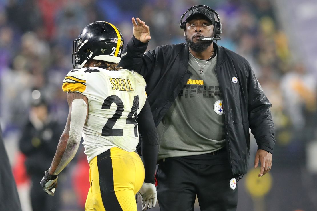 Mike Tomlin (right) is the longest serving Black head coach currently working in the NFL, having taken over as Pittsburgh Steelers head coach in 2007.
