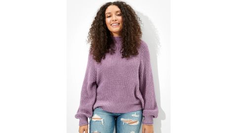 AE Dreamspun Mock-Neck Sweater
