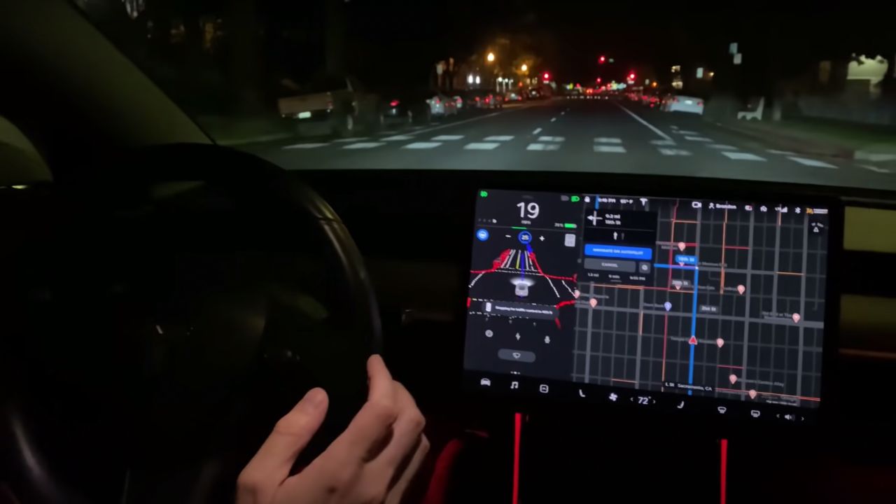 01 Tesla unfinished full self-driving software test