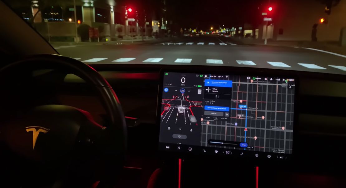 03 Tesla unfinished full self-driving software test