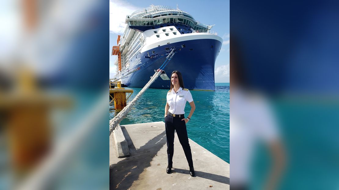 Captain Kate McCue has helmed Celebrity Edge since 2019. 