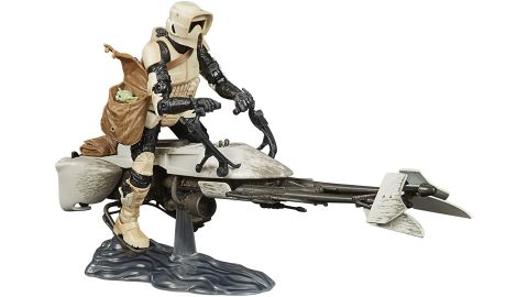 Star Wars The Black Series Speeder Bike Scout Trooper and The Child