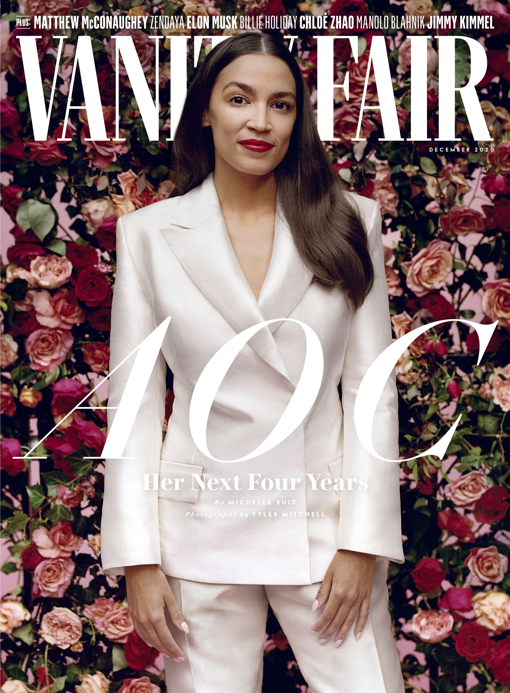 AOC unveiled as Vanity Fair's latest cover star