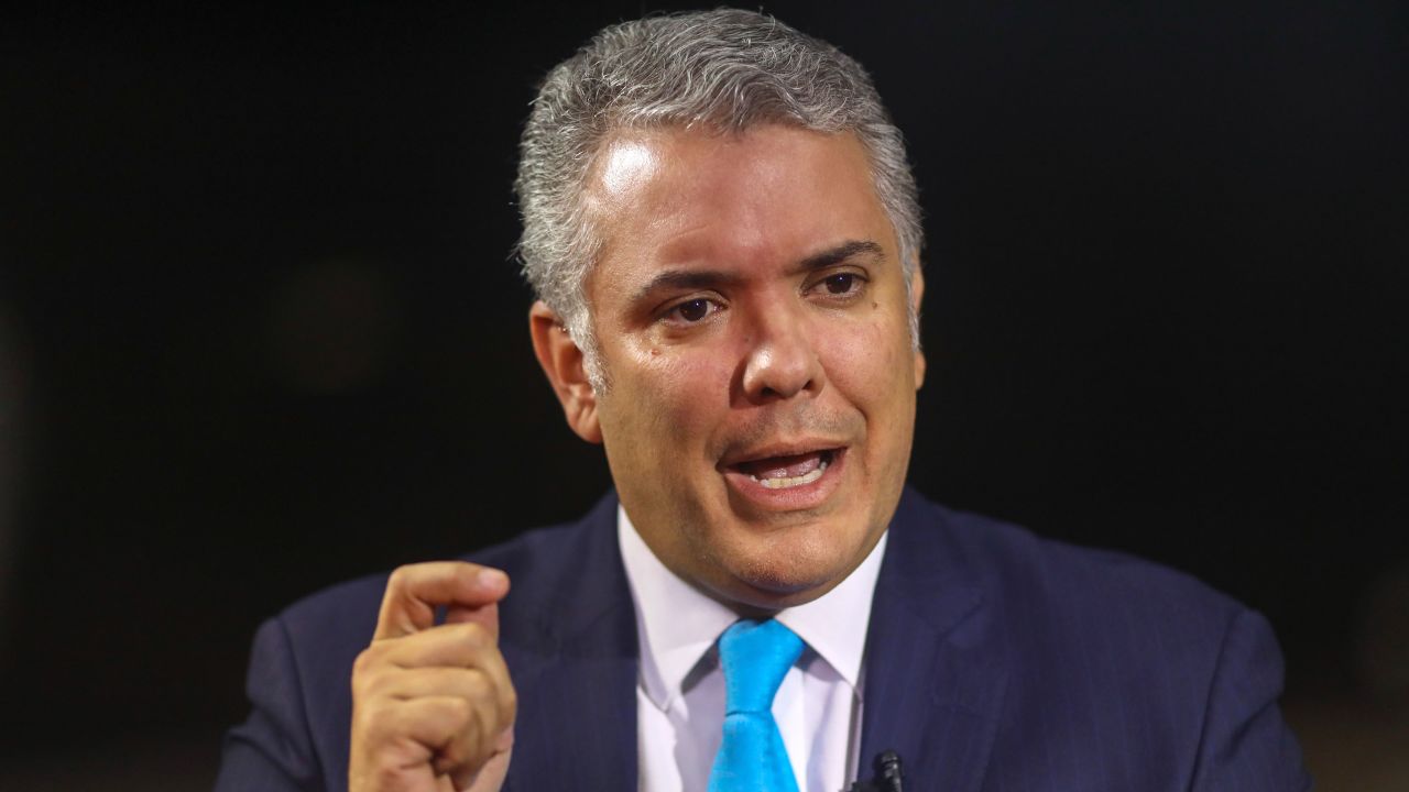 Colombia's President Ivan Duque.