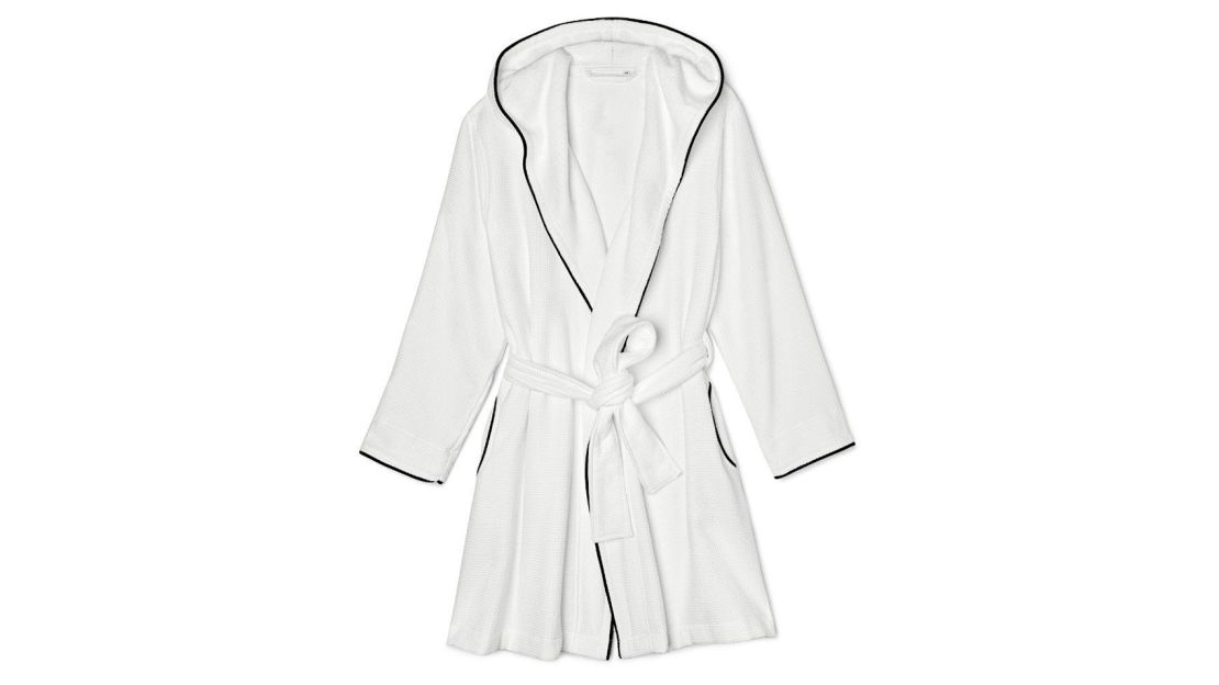 Riley Hooded Waffle Robe