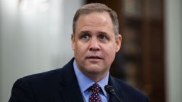 NASA Administrator Jim Bridenstine testifies on Capitol Hill, in Washington,DC on September, 30, 2020, before the Senate Commerce, and Transportation Committee on NASA missions, programs, and future plans. (Photo by Graeme Jennings/POOL/AFP/Getty Images)