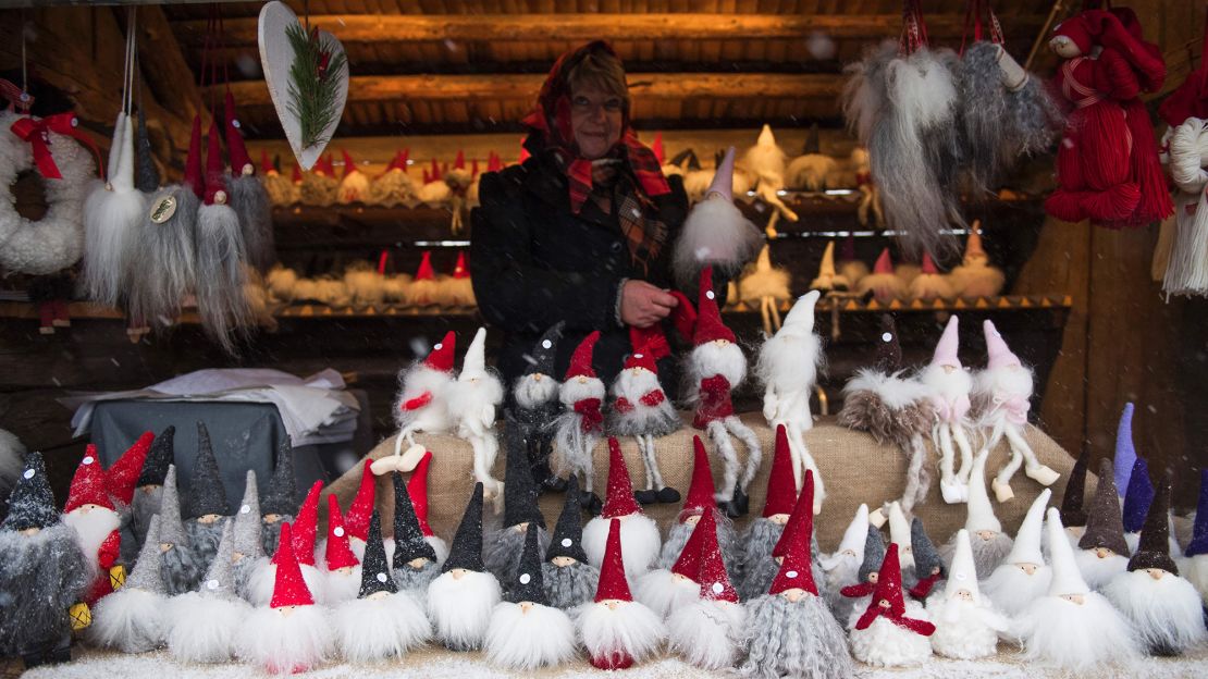 Skansen -- a classic annual winter fair in Sweden.