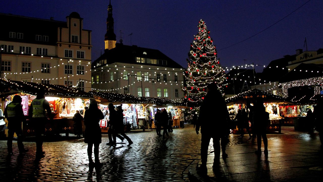 <strong>Tallinn Christmas Market, Estonia: </strong>Based in<strong> </strong>Tallinn's Town Hall Square, carousels and a winter grotto are among the many attractions at the Estonian capital's annual winter event.