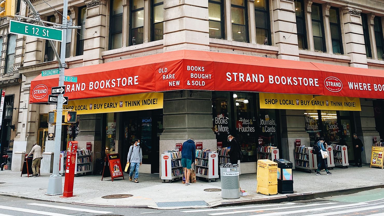 The Strand bookstore in NYC.