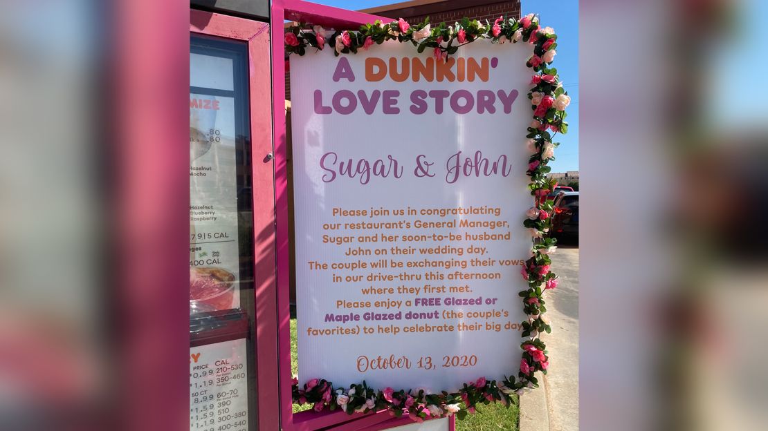 Dunkin' offered all customers a free doughnut to celebrate the wedding.