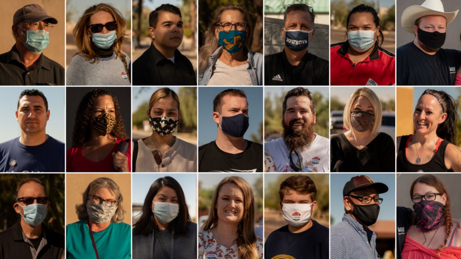 Conversations with more than three dozen voters in Maricopa County revealed an area shaped by the ongoing pandemic, one where the politicization of the virus was on full display.