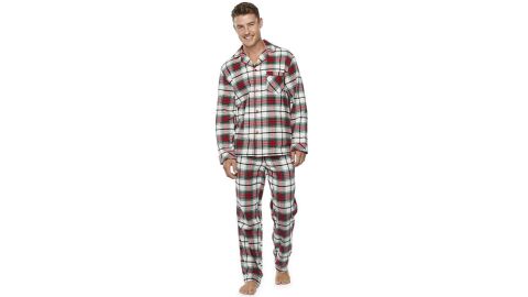 North Pole Trading Co. Plaid Men's Long-Sleeve Pant Pajama Set