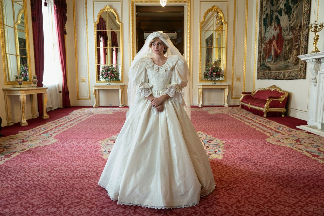 Amy Roberts' recreation of Princess Diana's wedding dress for 'The Crown'